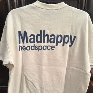 Madhappy Brand New Orange Graphic White Short Sleeve Tee